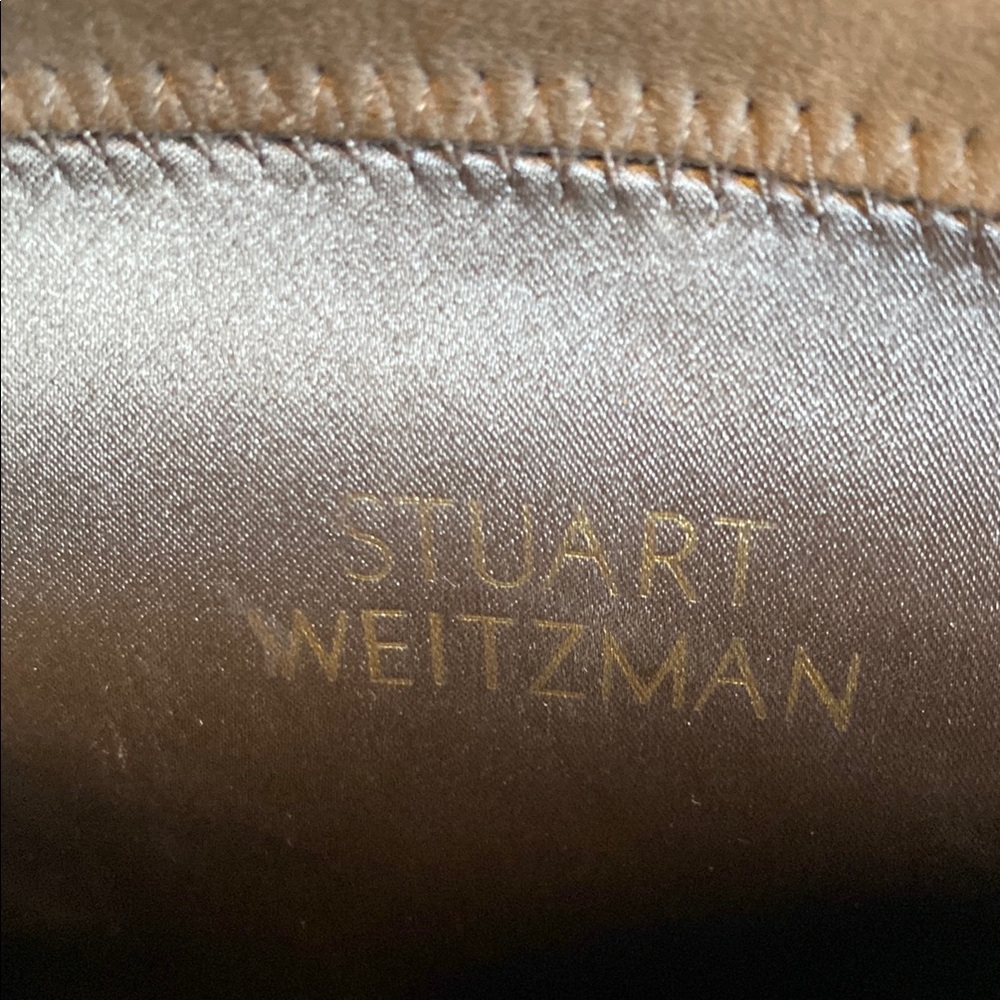 Stuart Weitzman Tieland Over-the-Knee Stretch Suede boots in taupe - Picture 5 of 8